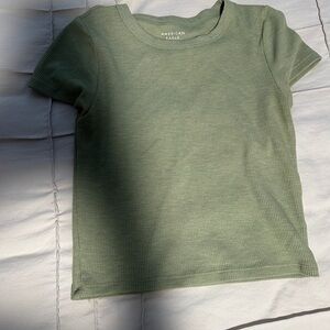 American Eagle Outfitters Olive Short Sleeve Tee